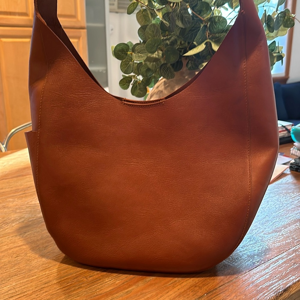 Madewell oversized shower bag - rustic twig color